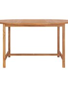 vidaXL Градинска маса 150x76 cм тиково дърво масив