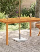 vidaXL Градинска маса 150x90x74 см акация масив