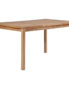 vidaXL Градинска маса 150x90x77 см тиково дърво масив