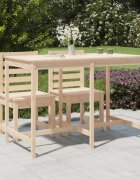 vidaXL Градинска маса 1595x825x110 см борово дърво масив