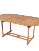 vidaXL Градинска маса 180x90x75 cм тиково дърво масив