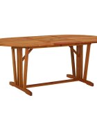 vidaXL Градинска маса 200x100x75 см евкалиптово дърво масив