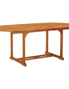 vidaXL Градинска маса 200x100x75 см евкалиптово дърво масив