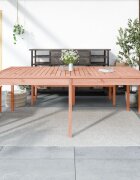 vidaXL Градинска маса 2035x100x76 см дугласко дърво масив