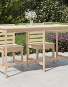 vidaXL Градинска маса 2035x90x110 см борово дърво масив