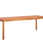 vidaXL Градинска маса 215x90x74 см акация масив