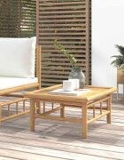 vidaXL Градинска маса 65x55x30 см бамбук