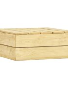 vidaXL Градинска маса 75x75x31 см импрегнирана борова дървесина