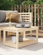 vidaXL Градинска маса 825x505x45 см борово дърво масив