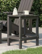 vidaXL Градинска маса Adirondack aнтрацит 38x38x46 см HDPE