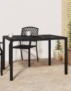vidaXL Градинска маса антрацит 110x80x72 cм стомана