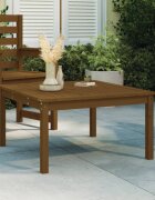 vidaXL Градинска маса меденокафява 825x825x45 см борово дърво масив