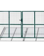 vidaXL Градинска мрежеста ограда/порта врата/стенна решетка 300x175 см