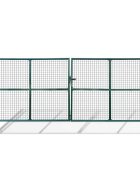 vidaXL Градинска мрежеста порта 400x150 см