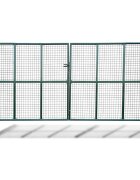 vidaXL Градинска мрежеста порта 400x175 см