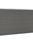 vidaXL Градинска ограда WPC 180x105 см сива