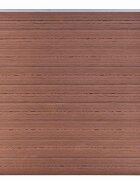 vidaXL Градинска ограда WPC 180x186 см кафява