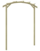 vidaXL Градинска пергола импрегниран бор 180x210x40 см