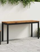 vidaXL Градинска пейка 1085 x 35 x 45 см Солидно акациево дърво