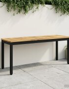 vidaXL Градинска пейка 1085 x 35 x 45 см Солидно акациево дърво