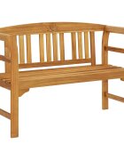 vidaXL Градинска пейка 114 cм акация масив