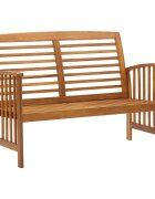 vidaXL Градинска пейка 119 cм акация масив