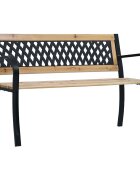 vidaXL Градинска пейка 120 cм дърво