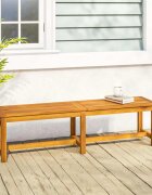 vidaXL Градинска пейка 150x35x45 см масивна акация