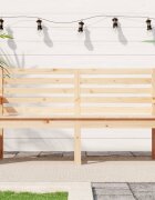 vidaXL Градинска пейка 1595x48x915 см борово дърво масив