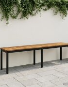 vidaXL Градинска пейка 161 x 35 x 45 см Солидно акациево дърво