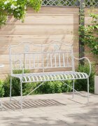vidaXL Градинска пейка 2 -Seater 1035 x 59 x 89 см Стомана