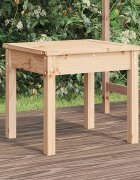 vidaXL Градинска пейка 50x44x45 см борово дърво масив