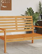 vidaXL Градинска пейка диван 120 см масивно дърво акация