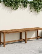 vidaXL Градинска пейка LAREN 161 x 35 x 45 см Солидно акациево дърво