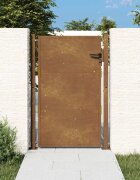 vidaXL Градинска порта 100x125 см кортенова стомана