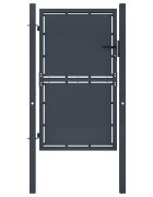 vidaXL Градинска порта от стомана 100x175 см антрацит