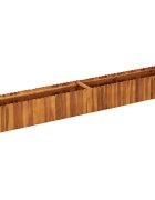 vidaXL Градинска повдигната леха 200x30х25 см акациево дърво масив