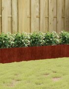 vidaXL Градинска повдигната леха 200x40x40 см кортенова стомана
