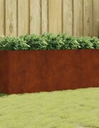 vidaXL Градинска повдигната леха 200x40x80 см кортенова стомана