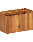 vidaXL Градинска повдигната леха 50x30x25 см акациево дърво масив
