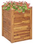 vidaXL Градинска повдигната леха 60x60x84 см акациево дърво масив