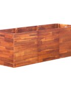 vidaXL Градинска повдигната леха акациево дърво 150x50x50 см