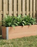 vidaXL Градинска повдигната леха Кафяво 100 x 30 x 72 см