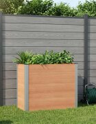 vidaXL Градинска повдигната леха Кафяво 100 x 50 x 91 cm
