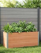vidaXL Градинска повдигната леха Кафяво 150 x 50 x 91 cm