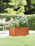 vidaXL Градинска повдигната леха ръждив 100x40x45 см кортенова стомана