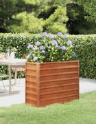 vidaXL Градинска повдигната леха ръждив 100x40x77 см кортенова стомана