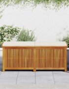 vidaXL Градинска ракла 150x50x605 см акация масив