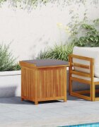 vidaXL Градинска ракла 60x50x61 см акация масив