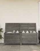 vidaXL Градинска ракла антрацит 150x50x565 см чам масив